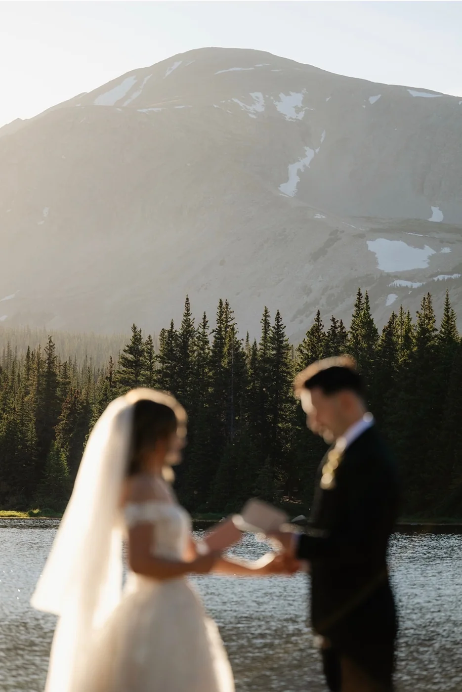 Mountain wedding — bridal hair by I Do By Liv